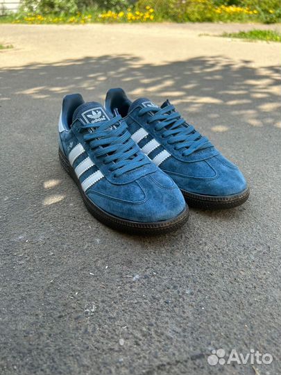 Кроссовки adidas handball spezial blue white