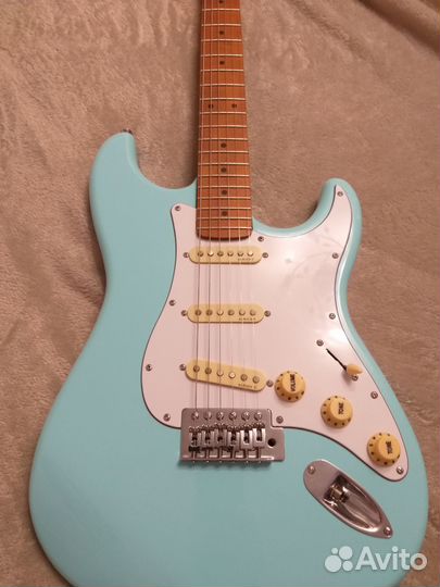 Fender Stratocaster Light Blue SSS (реплика)