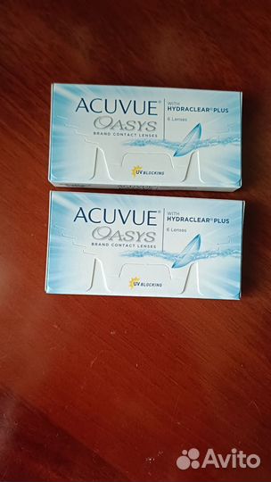 Линзы контактные acuvue oasys двухнедельные