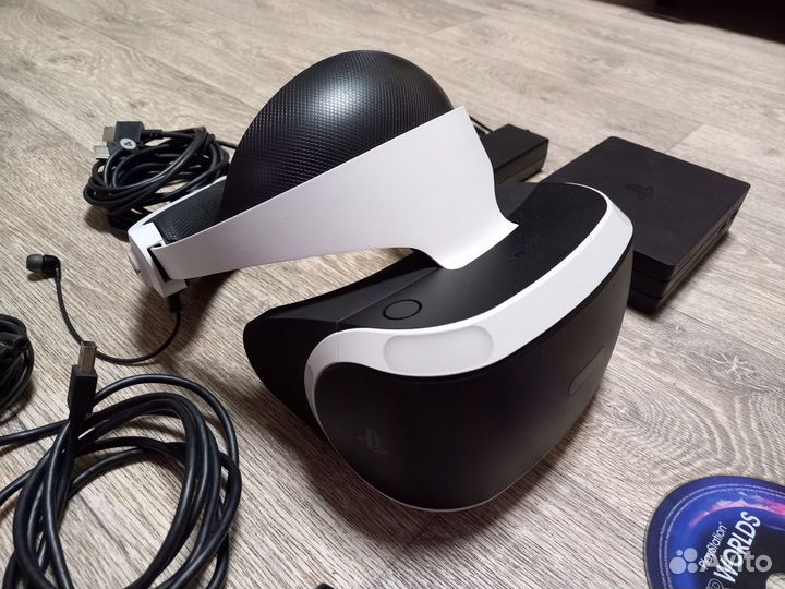 Sony playstation 4 vr шлем второй ревизии + 5 игр