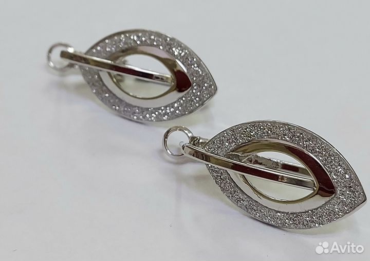 Серьги лунная дорожка