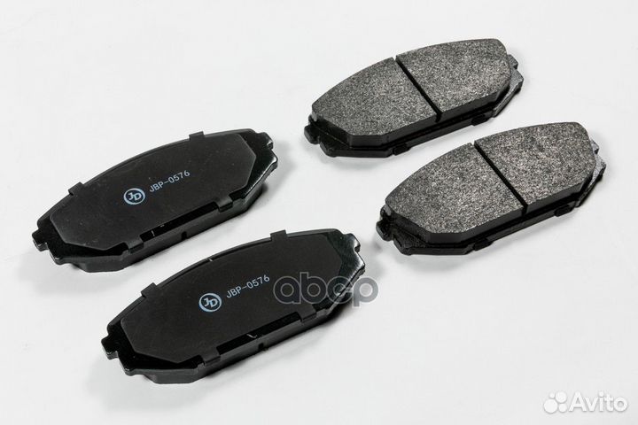 Колодки тормозные дисковые, передние JBP0576 Just