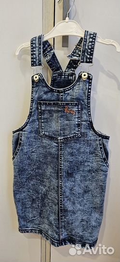 Джинсовый сарафан для девочки