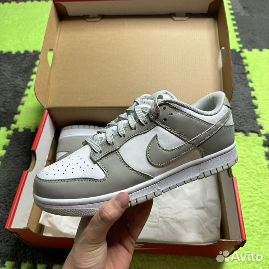 Nike dunk low grey fog оригинал