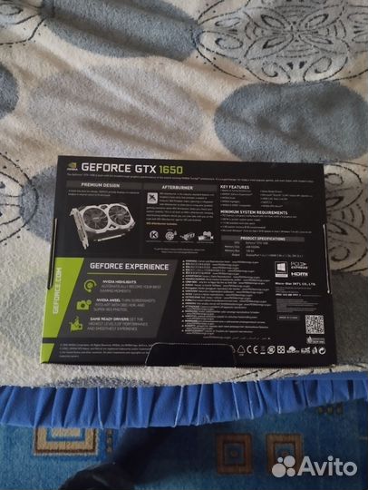 Видеокарта gtx 1650 4gb ventud XS OC