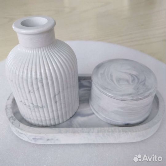 Вазы из гипса ручной работы