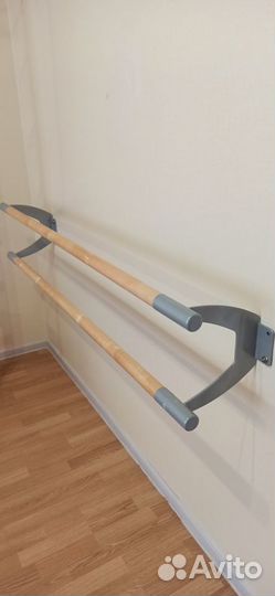 Станок балетный двухрядный настенный