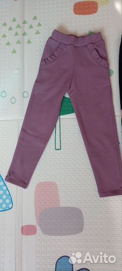 Лосины теплые с начёсом на девочку