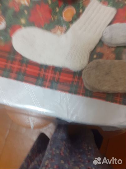Носки из овечей шерсти