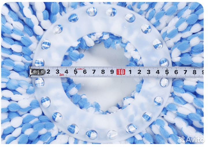 Сменная вращающаяся насадка для швабры