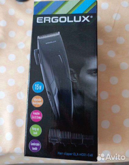 Машинка для стрижки Ergolux EXL-HC01-C48 (новая)