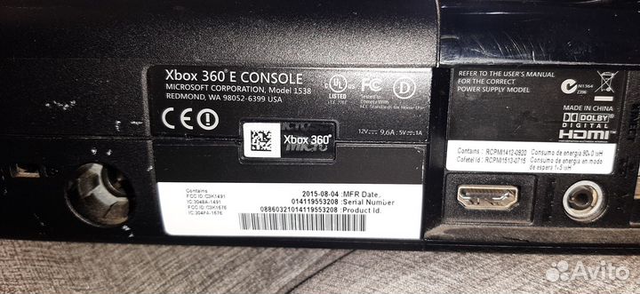 Xbox 360E 500gb не прошитый