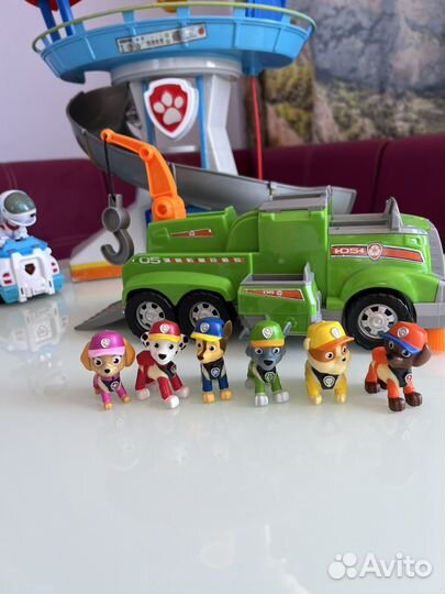 Paw patrol мусоровоз + база в подарок