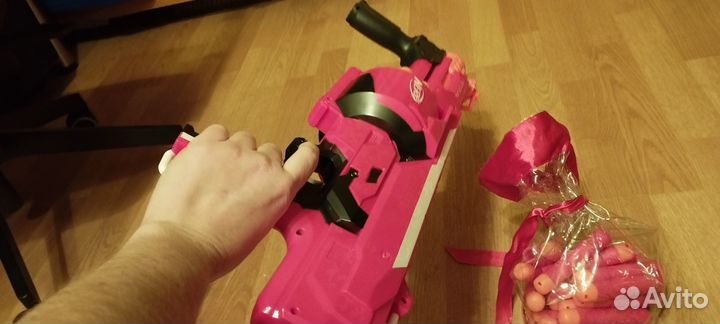 Nerf mega rotofury с доп.пульками