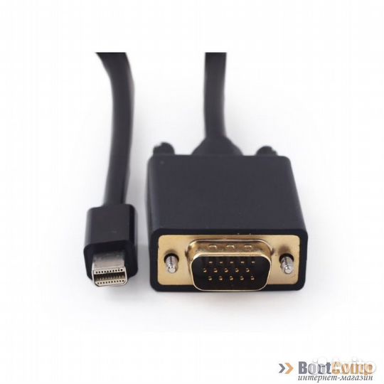 Кабель miniDisplayPort - VGA gembird (CC-mDPM-vgam-6), 1.8 метра