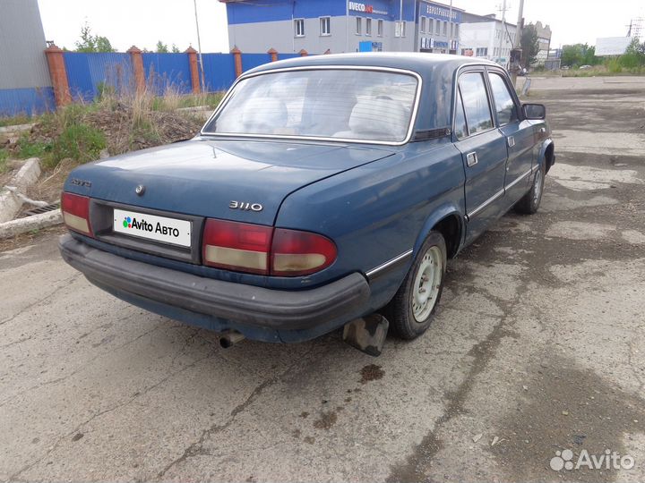 ГАЗ 3110 Волга 2.4 МТ, 1999, 70 000 км