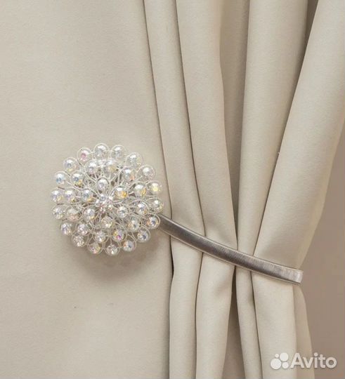 Подхваты для штор магнитные, 2 штуки