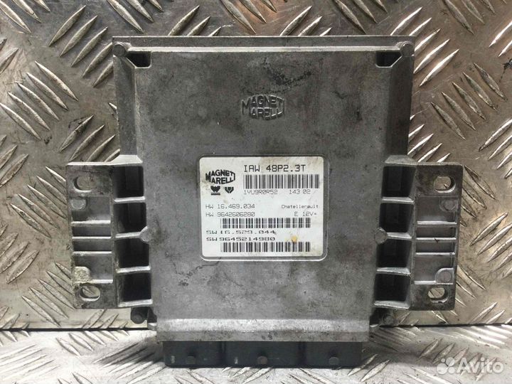 Блок управления двигателем Peugeot 206 9645214980 RFN