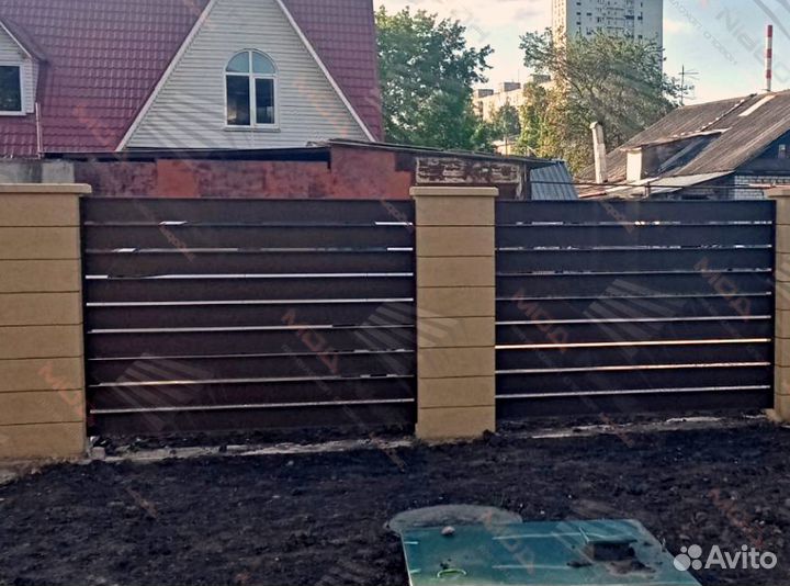 Забор Ранчо металлический