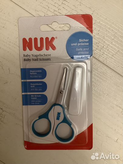 Новые Ножницы Nuk, в ассортименте, оригинал