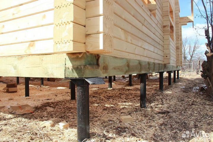 Монтаж винтовых свай