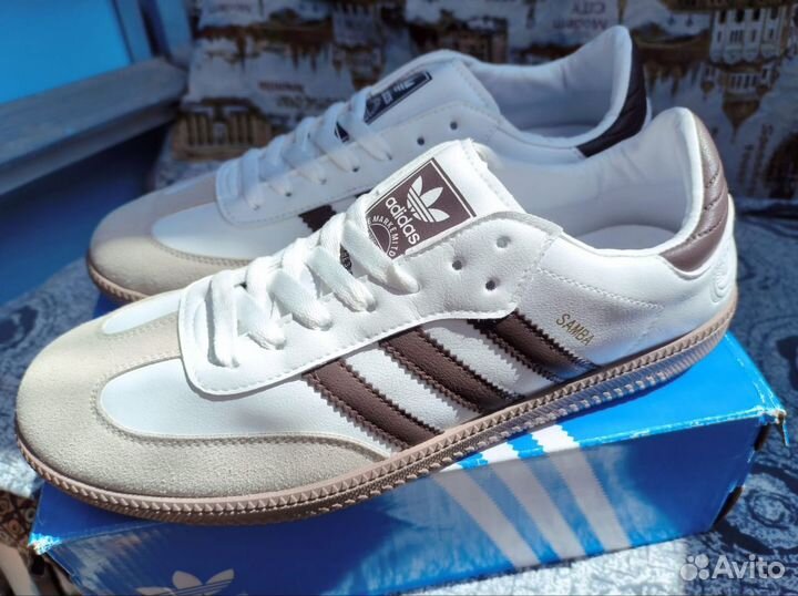 Adidas Samba коричневые