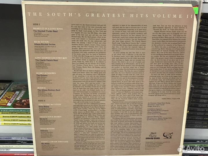 South's Greatest Hits v/a виниловые пластинки lp