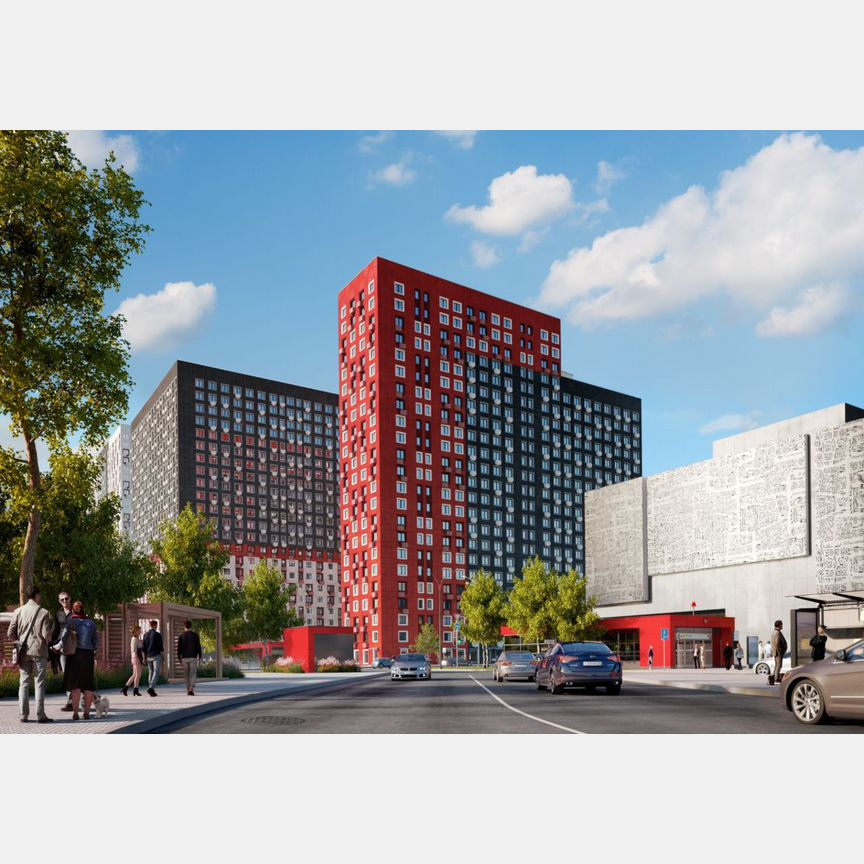 1-к. квартира, 40,6 м², 13/19 эт.