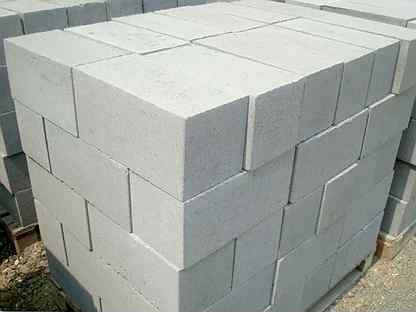 Блок пескоцементный фундаментный 390х190х188