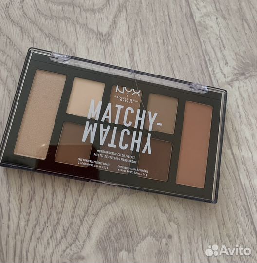 Новая палетка теней NYX Matchy Taupe