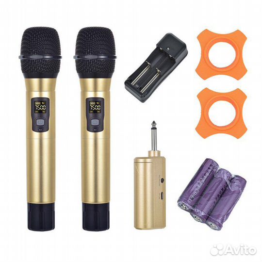 Беспроводной универсальный микрофон (компл. 2 шт.)