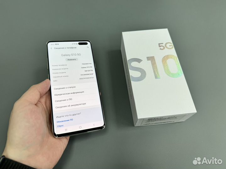 Samsung Galaxy S10 5G Single sim, 8/512 ГБ