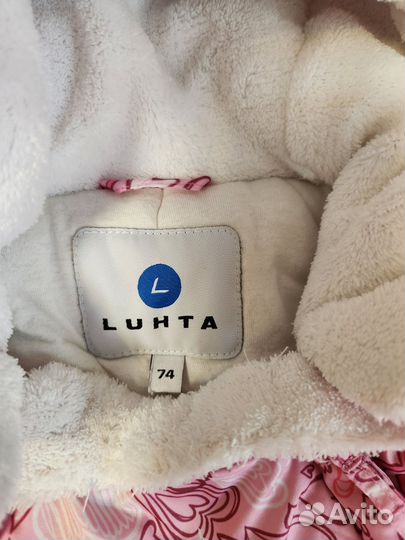 Зимний комбинезон для девочки 74 80 Luhta