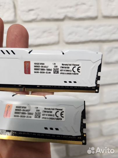 Оперативная память DDR4 16GB 3200mhz