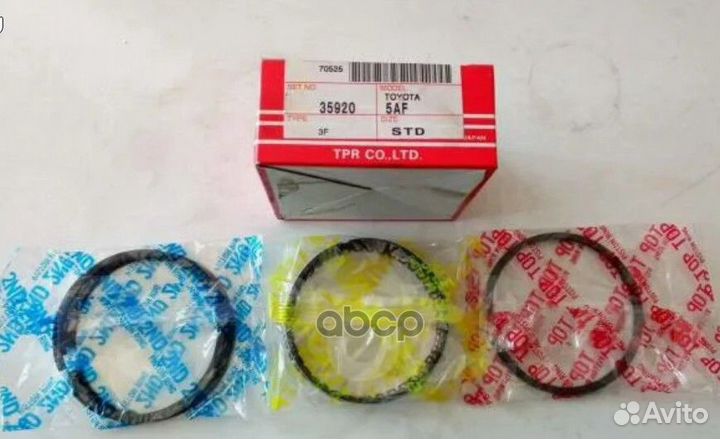 Кольца поршневые (комплект) STD toyota carina/C