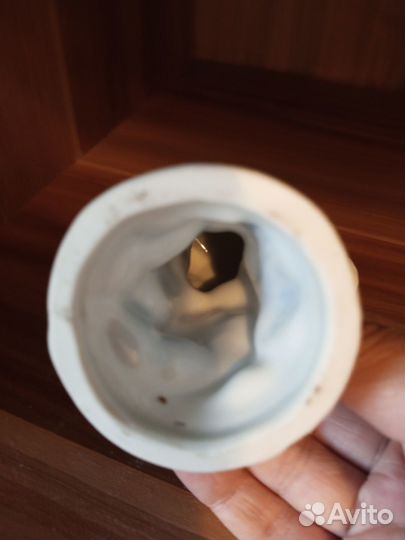 Фарфоровая статуэтка Синичка Гжель СССР