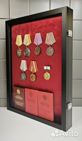 Рамка для медалей объявление продам