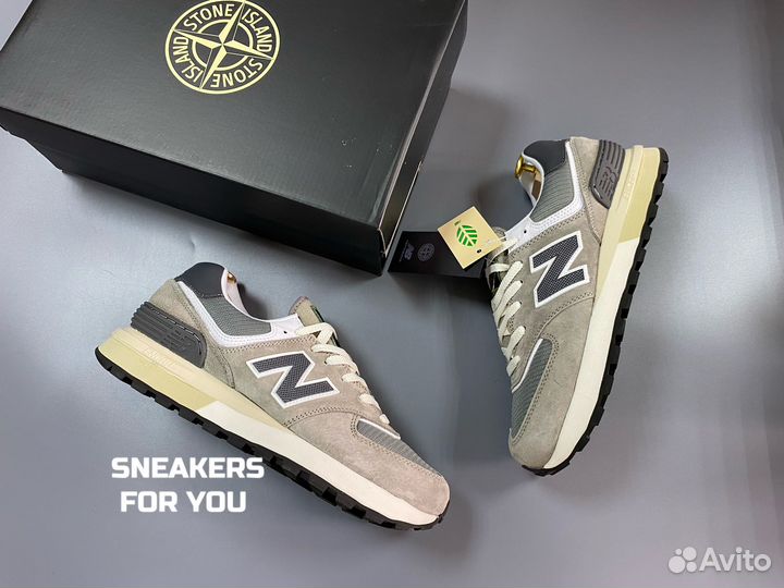 Кроссовки New Balance 574 stone island Legacy