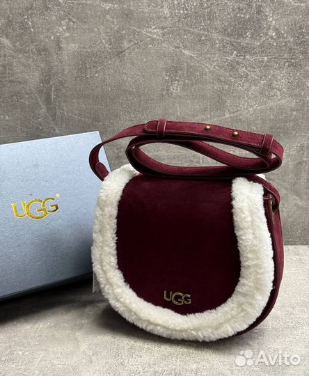 Сумка женская ugg с мехом 3 цвета