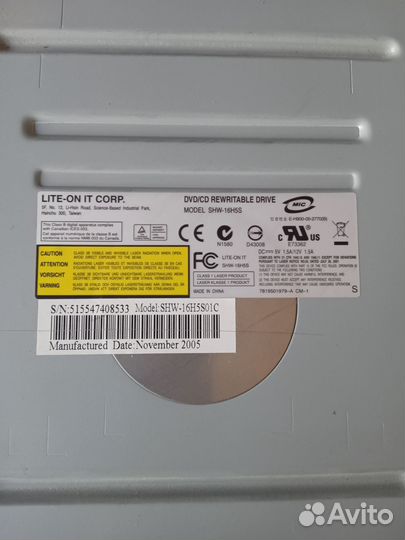 Компьютерные комплектующие SD -ROM: дисковод :DVD
