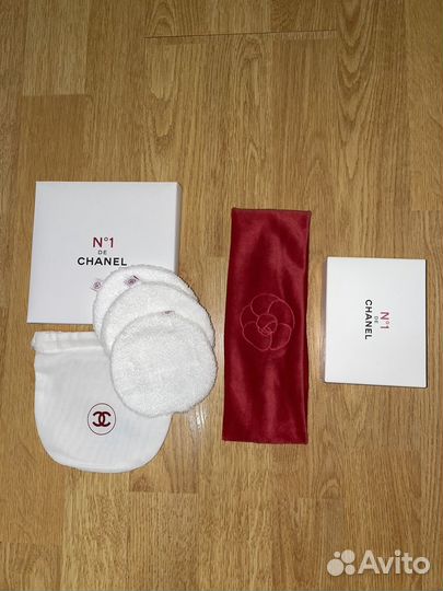 Набор chanel повязка спонжи