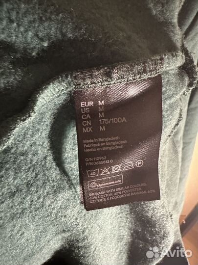 Свитшот H&M M 48 утепленный