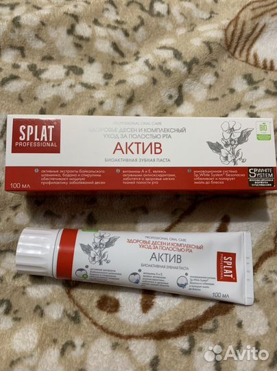 Зубная паста splat