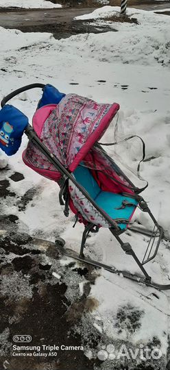 Коляска санки