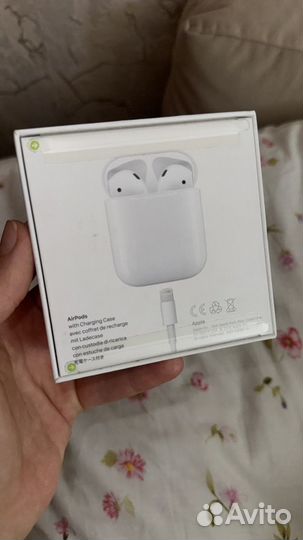 Беспроводные наушники apple airpods 2