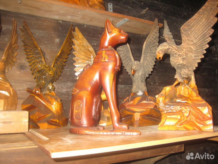 Орлы деревянные СССР ручной работы