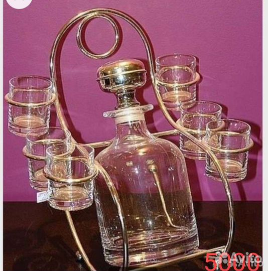 Набор для коньяка, водки, chinelli, Итали