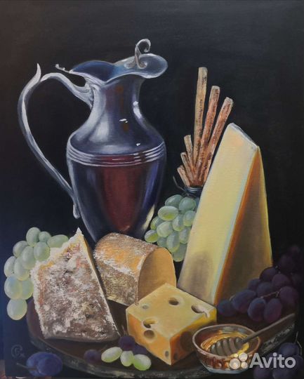 Картина маслом на холсте натюрморт