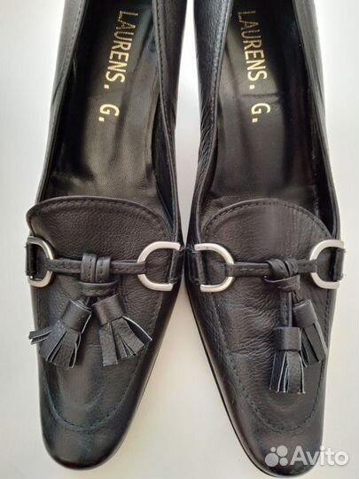 Туфли женские винтажные Tamaris чёрные р. 38