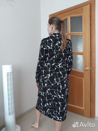 Платье-рубашка 46 48